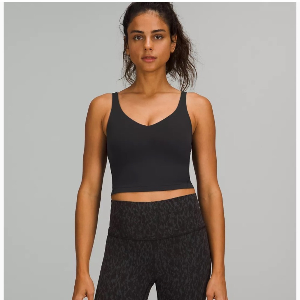 Lululemon Align black cropped tank